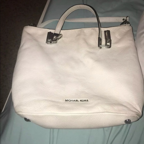 MK handbags white